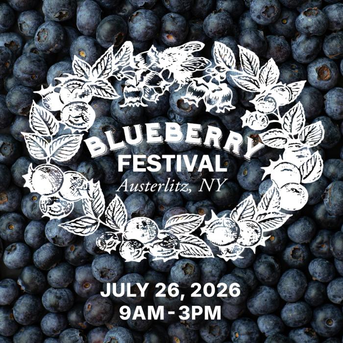 blueberry festival Austerlitz, NY July 26, 2026